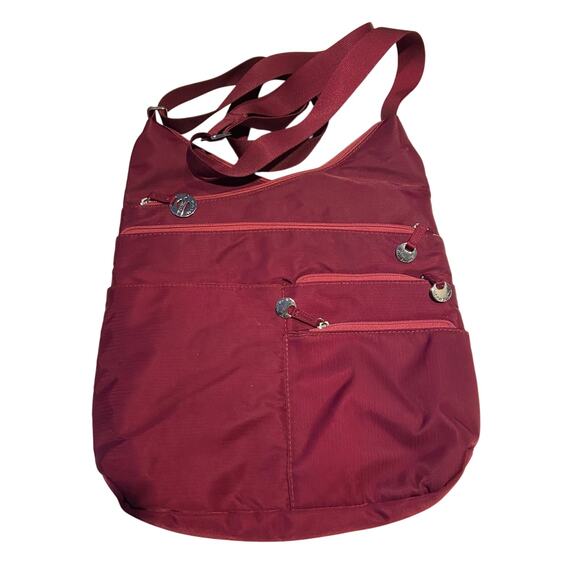 Travelon Pink Crossbody Bog - Picture 1 of 7